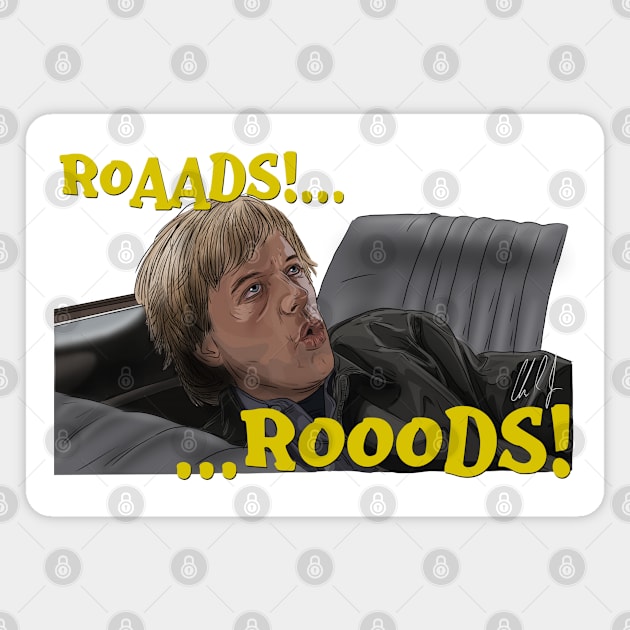 Black Sheep: Roads Magnet by 51Deesigns